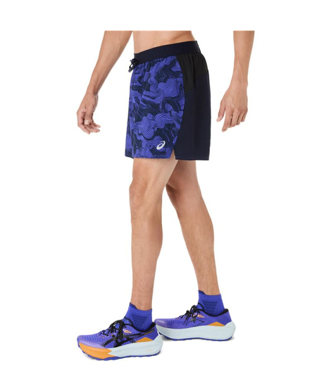 Calça ASICS Fujitrail All Over Print 5In Short...