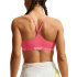 Brassiere de sport de Fitness Nike Indy Light Support Padded Adjustable Sports Femme Mer corail/Blanc