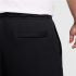 Calça Nike Club French Terry Flow Shorts Homem Preto/Cinza