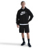 Sudadera Nike Club PullOver Fleece Hoodie Hombre Negro/Blanco