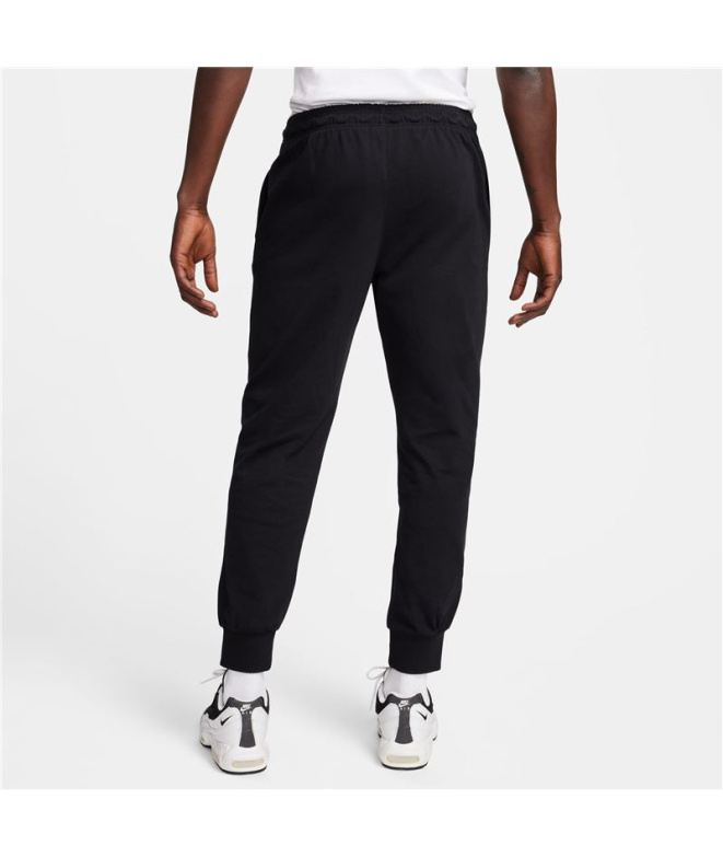 Calça Nike Club Knit Joggers Homem Preto/Branco