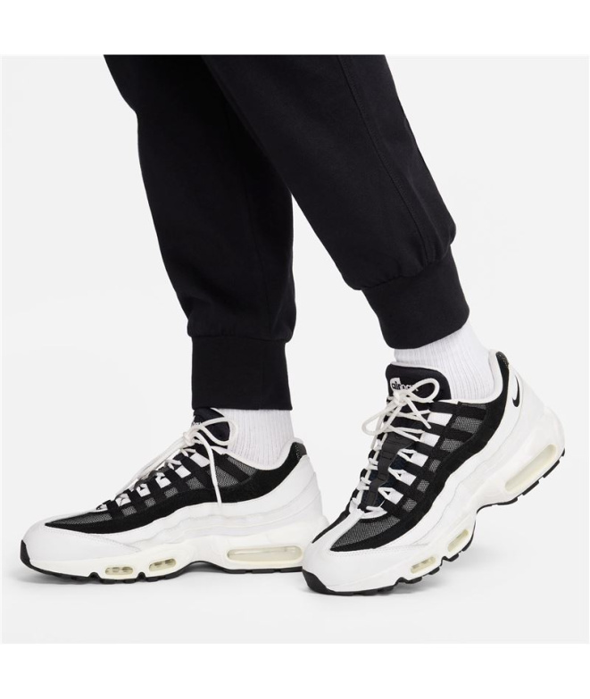 Pantalon Nike Club Knit Joggers Homme Noir/Blanc