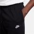 Calça Nike Club Knit Joggers Homem Preto/Branco