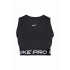 T-shirt Débardeur de Fitness Nike Pro DriFit Cropped Femme Noir/Gris