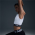 T-shirt à bretelles de Fitness Nike Pro DriFit Cropped Femme Blanc