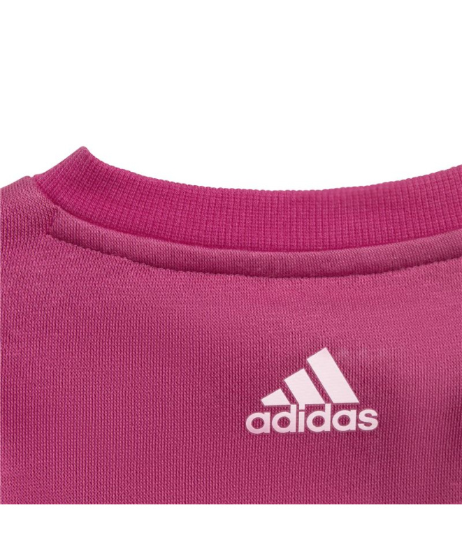 Ensemble adidas Essentials Lineage Rose Enfant