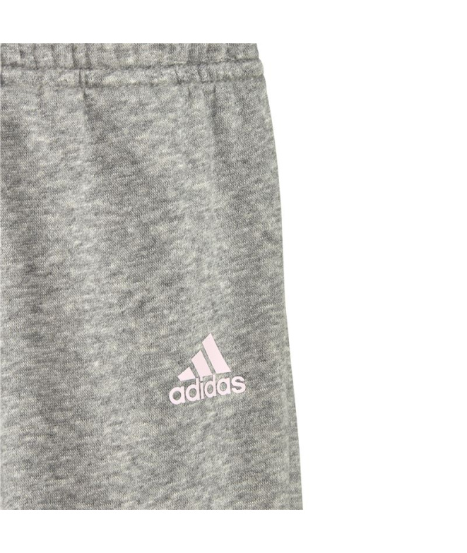Conjunto adidas Essentials Lineage Rosa Infantil