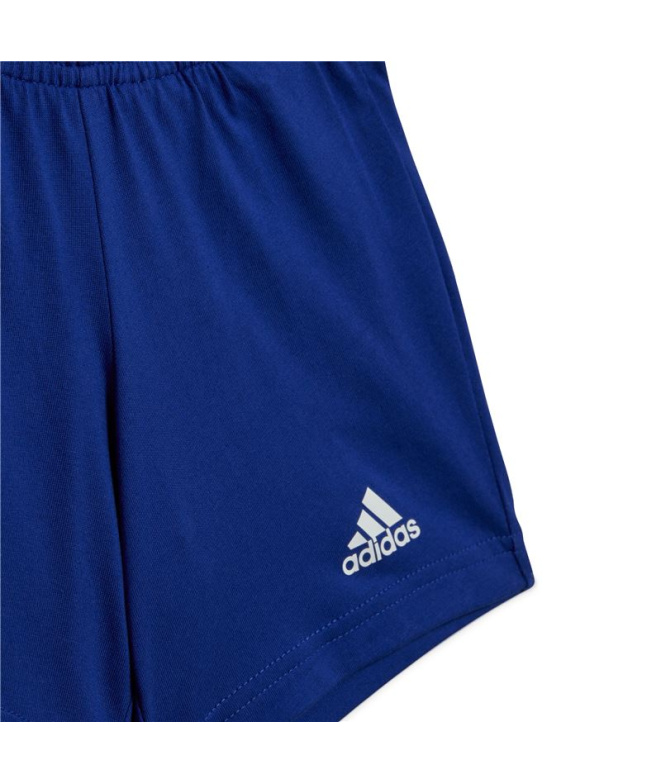 Conjunto adidas Essentials Orgânico Azul Infantil