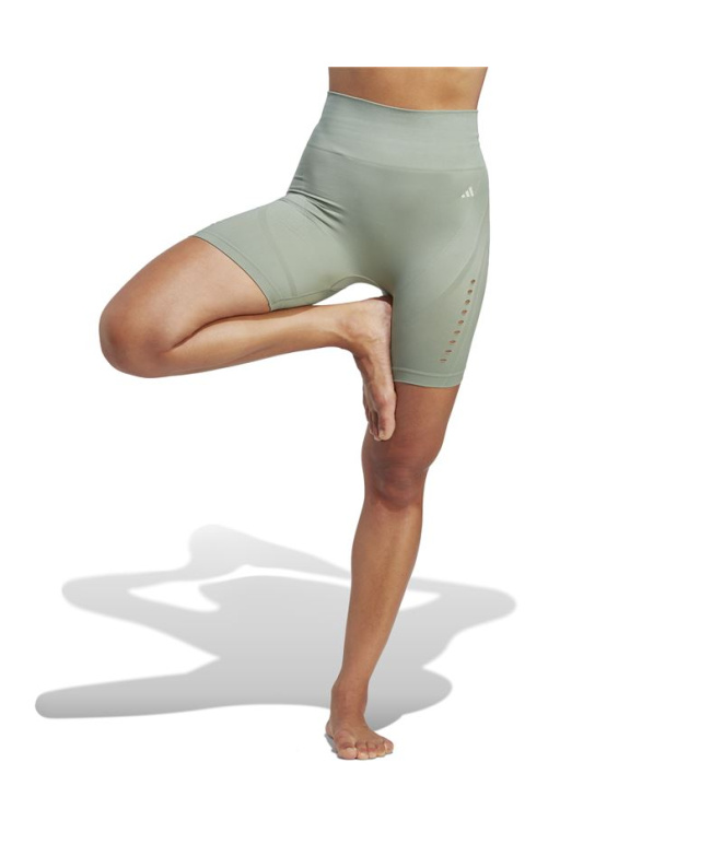 Collants de Fitness adidas Aeroknit 2.0 Vert Femme