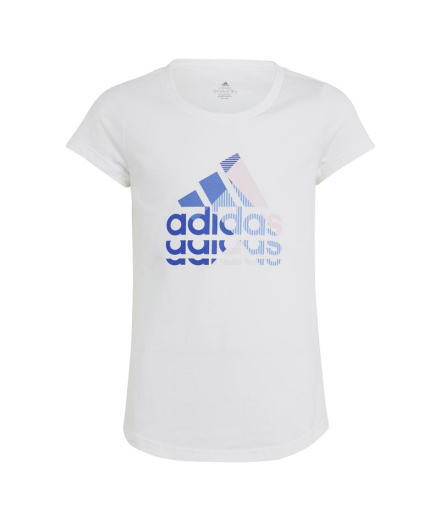 Camiseta adidas Gráfico Menina Branco
