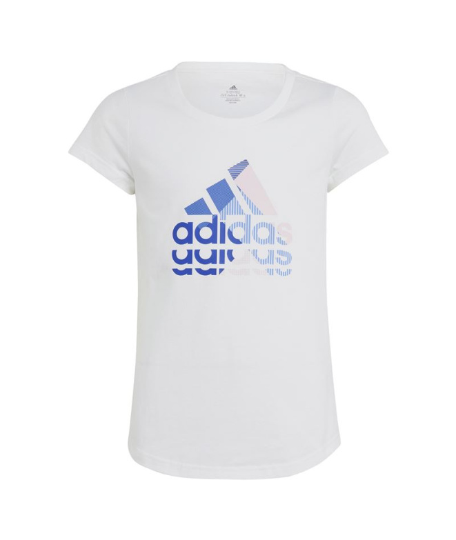 Camiseta adidas Gráfico Menina Branco