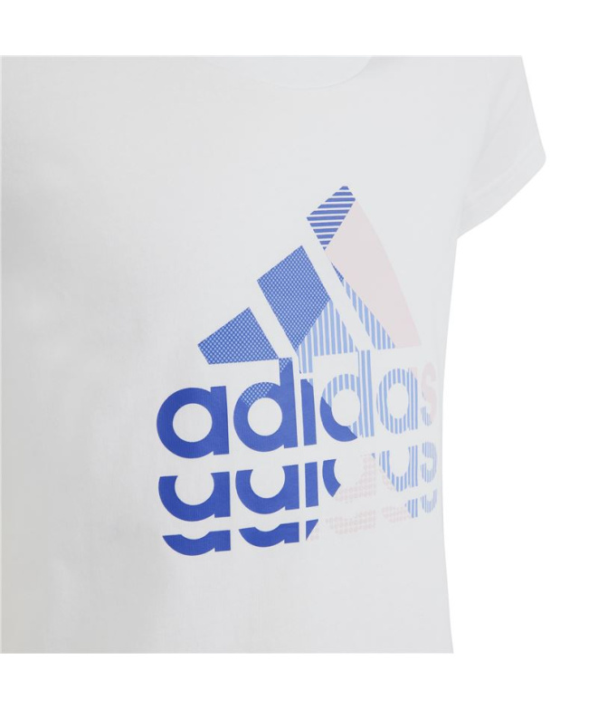 Camiseta adidas Gráfico Menina Branco