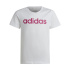 T-shirt adidas Essentials Linear Logo Cotton Blanc Fille