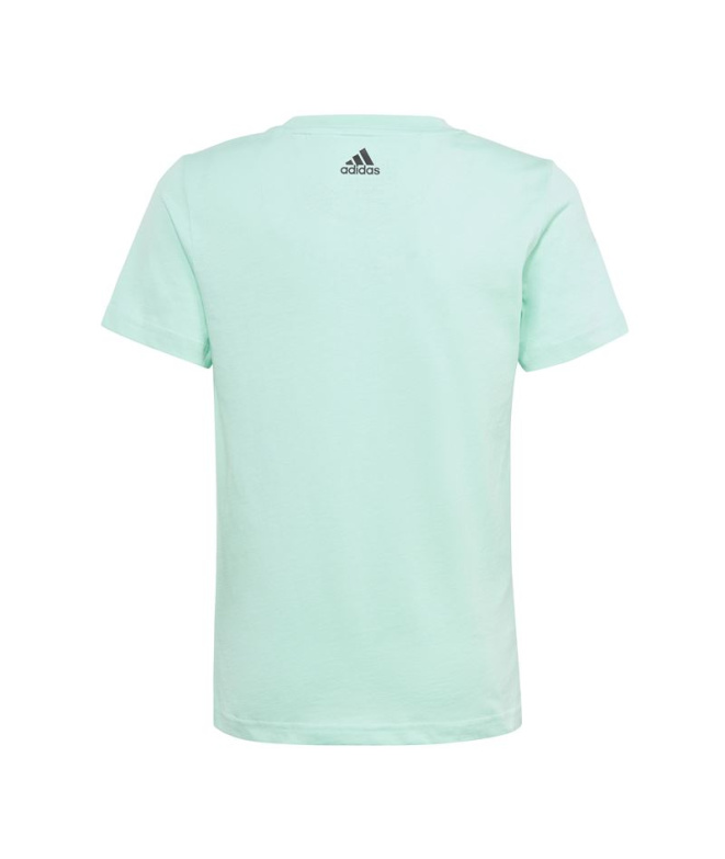 Camiseta adidas Linear Logo Verde Menina