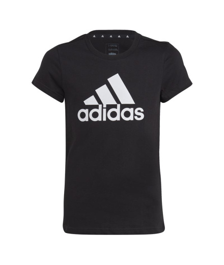 Camiseta adidas Essentials Big Logo Negra Niña