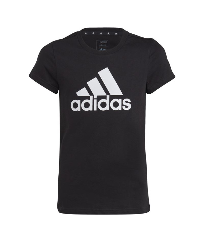 Camiseta adidas Essentials Big Logo Preta Menina