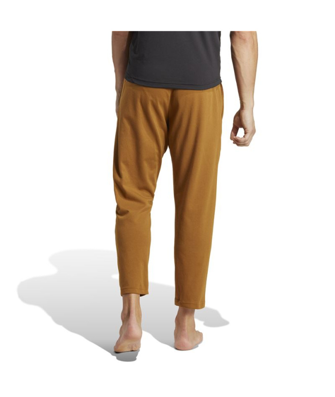 Calça de Yoga adidas Base Training Marrom Homem