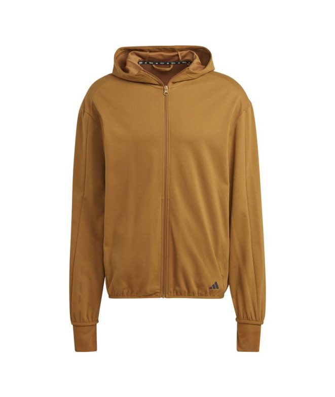 Casaco de Yoga adidas Base Training Marrom Homem