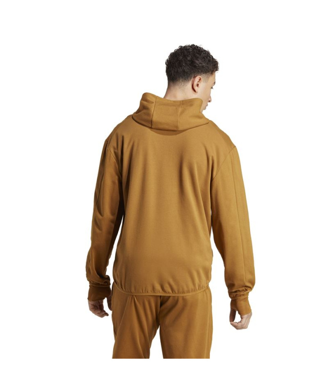 Veste de Yoga adidas Base Training Marrón Homme