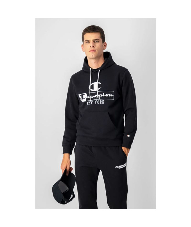 Moletom Champion Hoodie Homem Preto