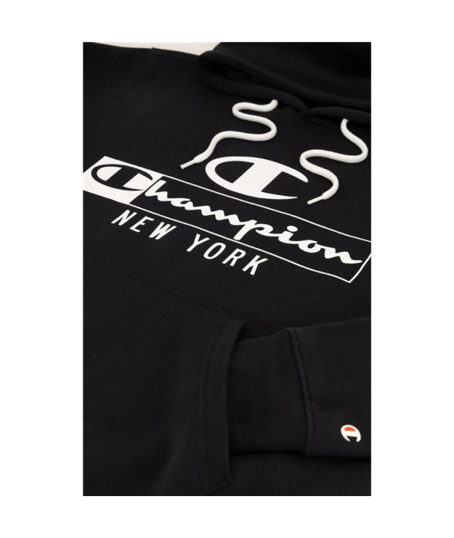 Moletom Champion Hoodie Homem Preto