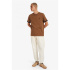 T-shirt Fred Perry Ringer marron Homme