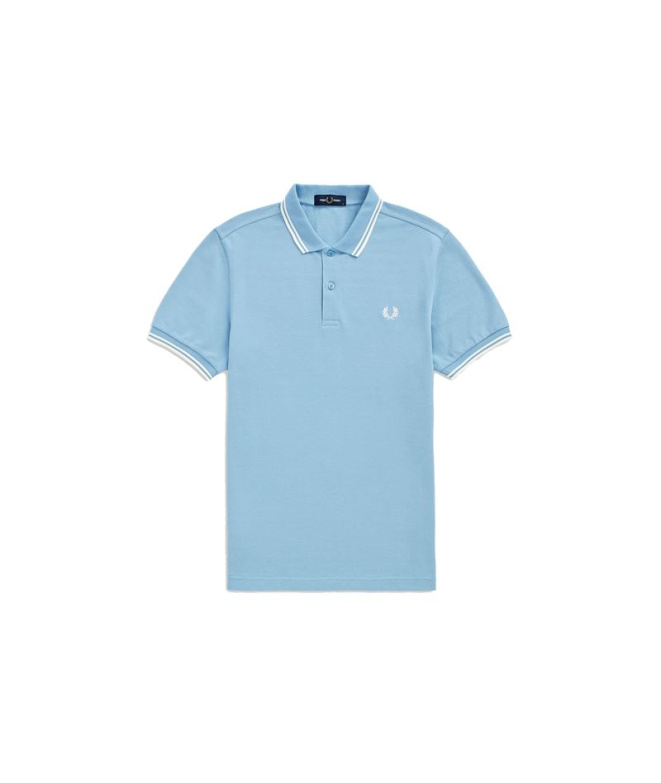 Chemise Fred Perry Twin Tipped Bleu Homme