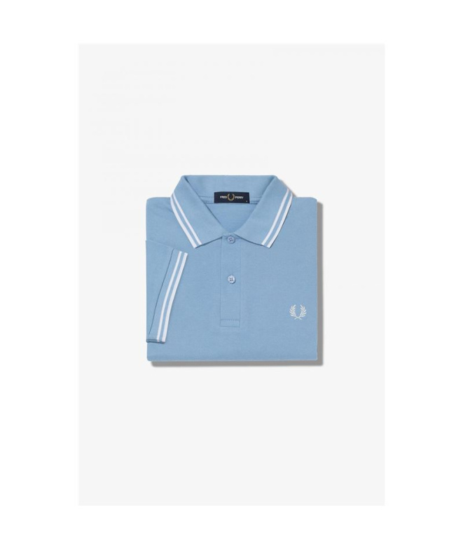 Chemise Fred Perry Twin Tipped Bleu Homme