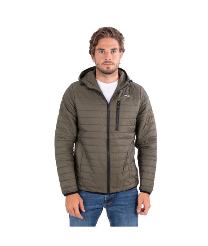 Veste Hurley Balsam Quilted Packable vert Homme
