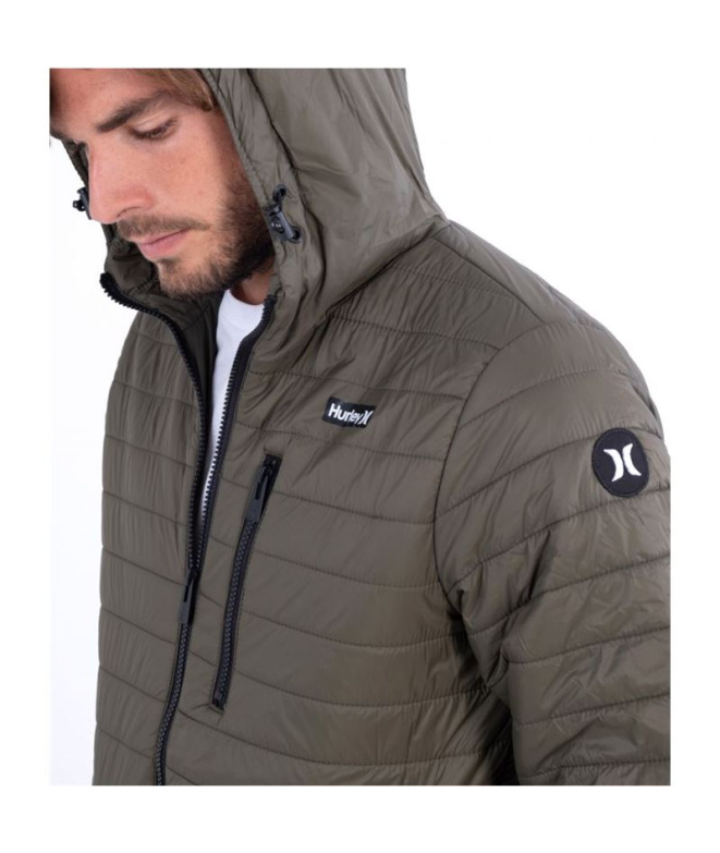 Veste Hurley Balsam Quilted Packable vert Homme