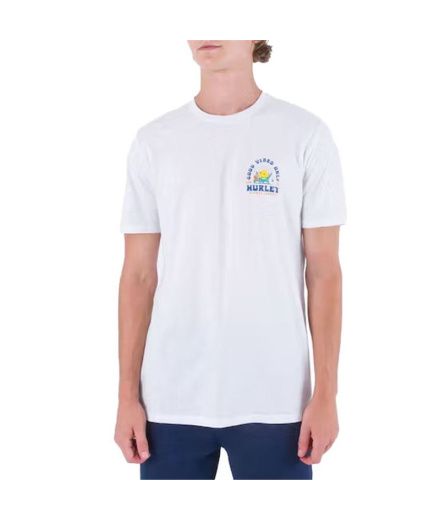 Camiseta Hurley Everday Vacation branco Homem