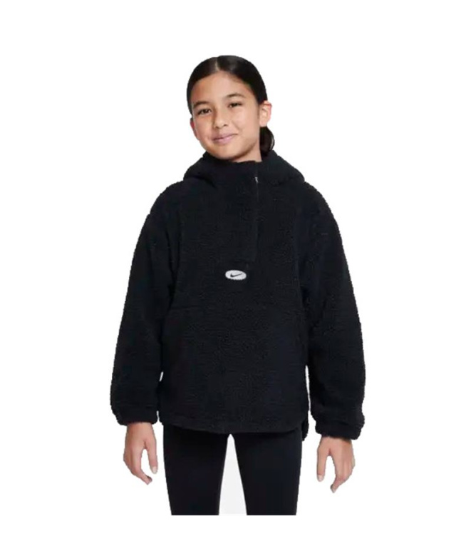 Chaqueta Nike Therma-FIT Icon Clash negro Niña