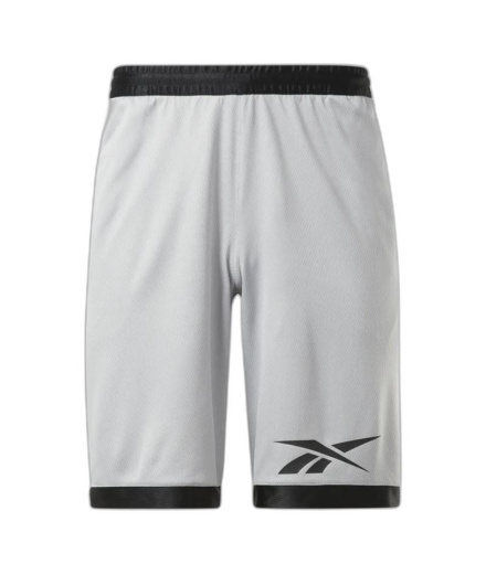 Pantalones Reebok Basketball Mesh Hombre Gris