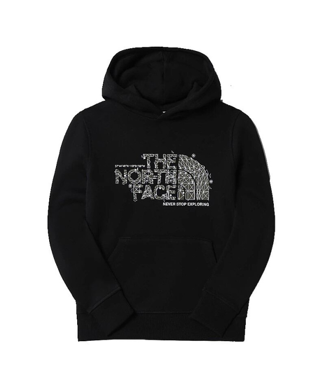 Moletom The North Face Drew Peak Preto Infantil