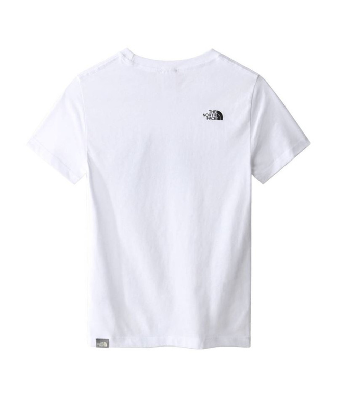 Camiseta The North Face Easy Branco Infantil