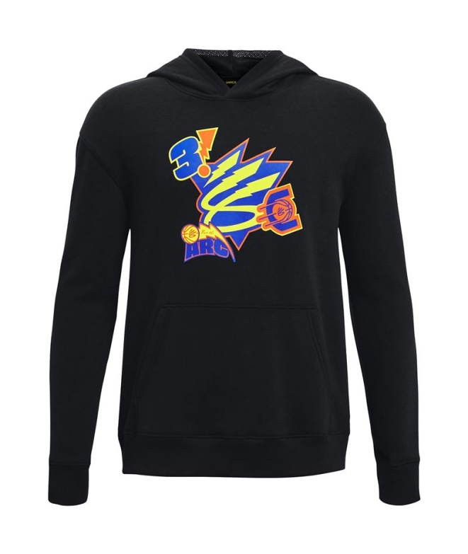 Moletom Under Armour Curry Big Splash preta Menino