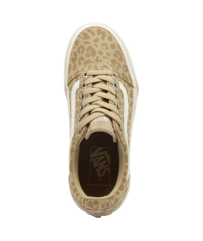 Sapatilhas Vans Ward Sued Beige Infantil