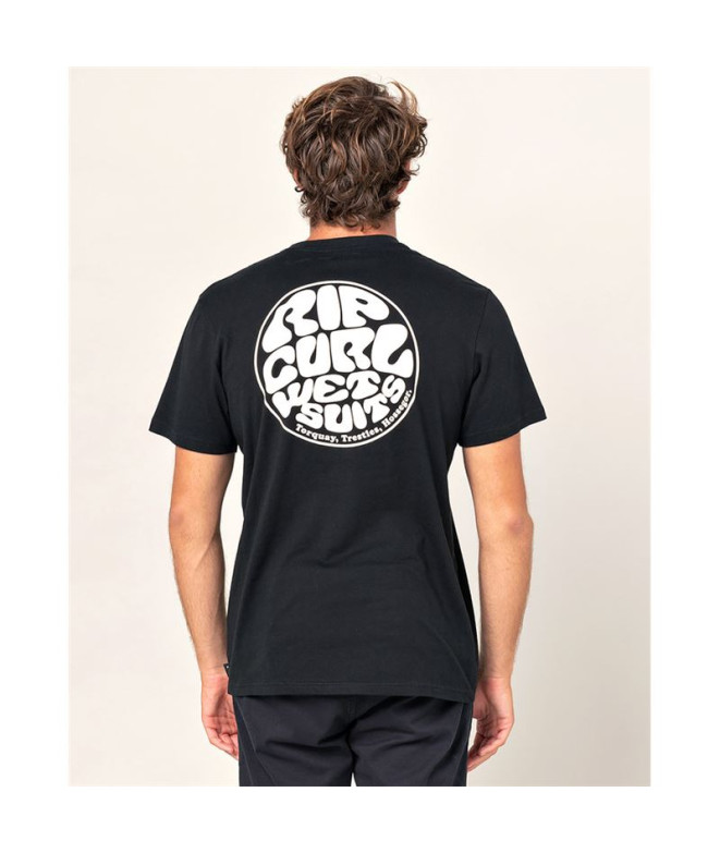 T-shirt Rip Curl Wettie Essential Black Man