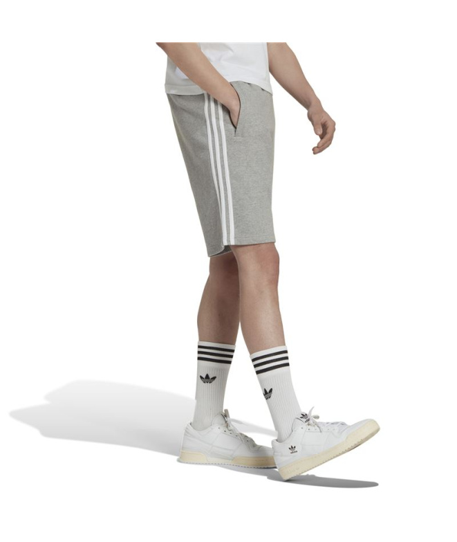 Pantalons adidas 3 Stripes gris Homme