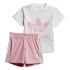 Ensemble adidas Trefoil rose Fille