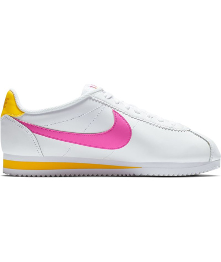 Chaussures Nike Classic Cortez Cuir Blanc
