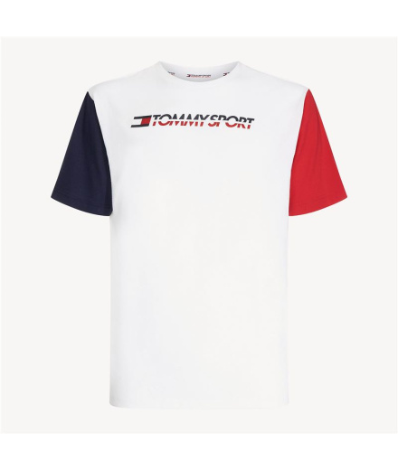 Camiseta de Fitness Tommy HilfigerLogo em Bloco de Cores