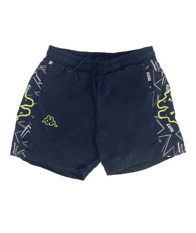 Calça curtos Kappa Skigio Kid Boy Azul escuro