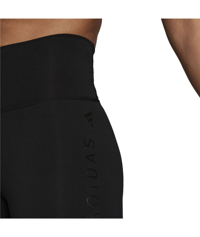 Calça adidas 7/8 Own Colorblock Mulher Black