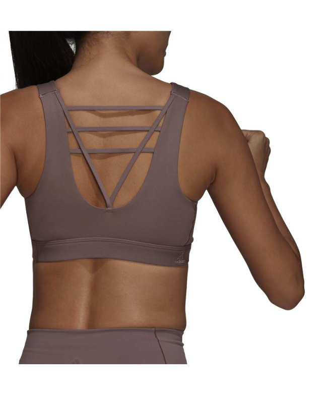 Sutiã esportivo adidas Coreflow Luxe Mulher Roxo