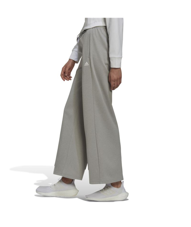 Pantalons adidas Aeroready Femme Gris