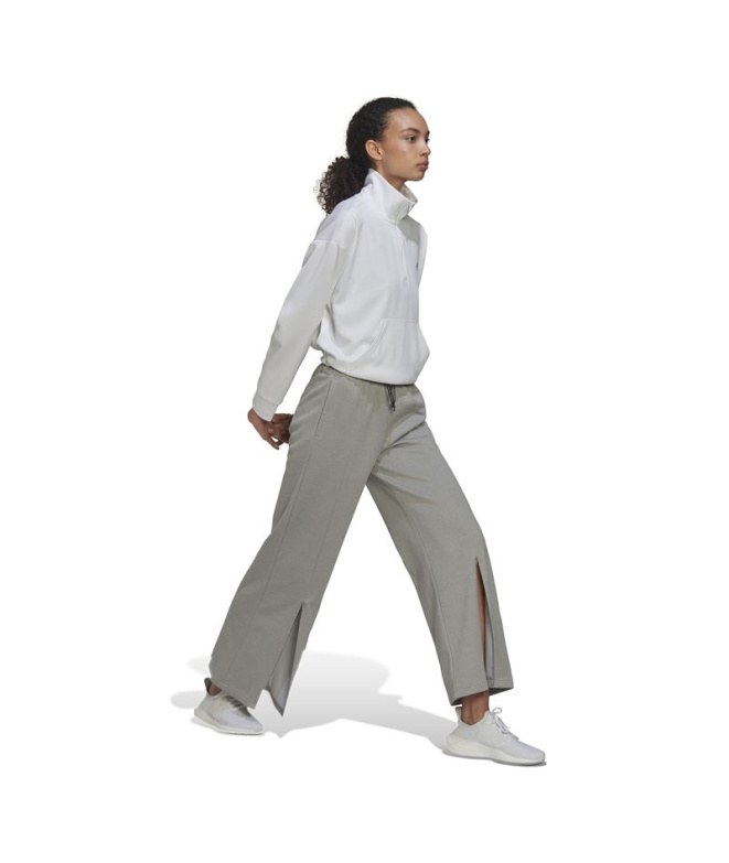 Pantalons adidas Aeroready Femme Gris