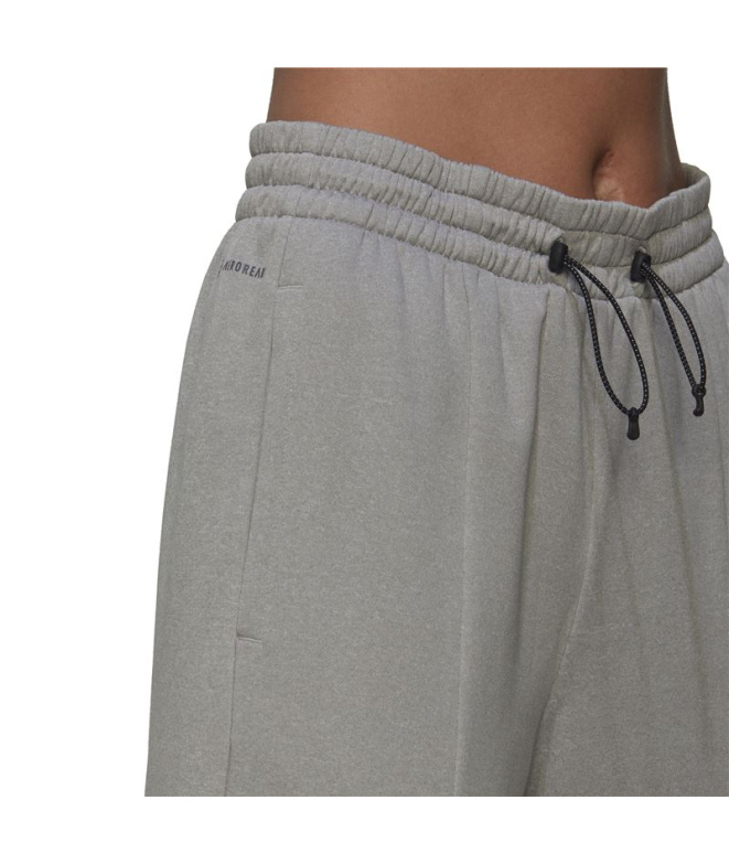 Calça adidas Aeroready Mulher Cinza