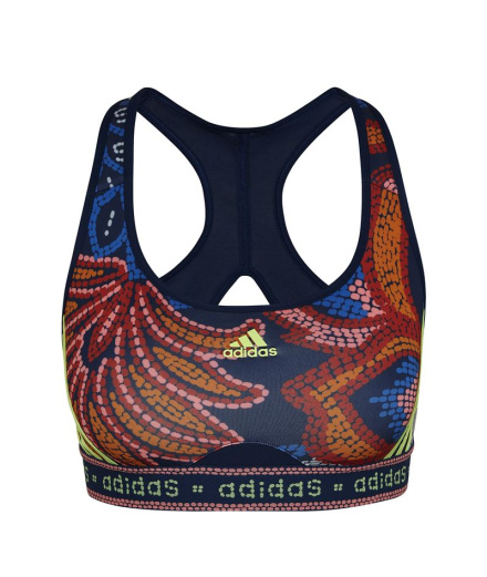 Sutiã esportivo adidas Farm Rio Mulher Azul