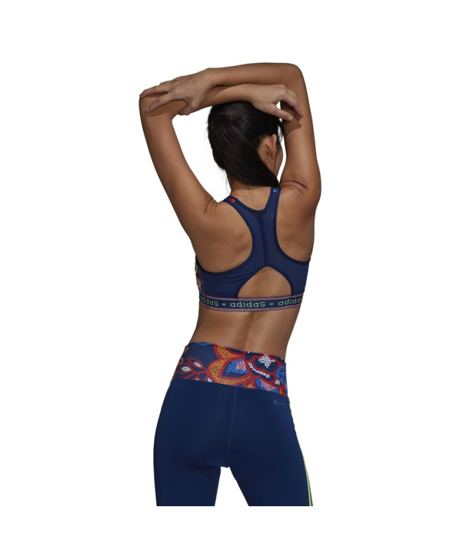 Sujetador Deportivo adidas Farm Rio Mujer Blue